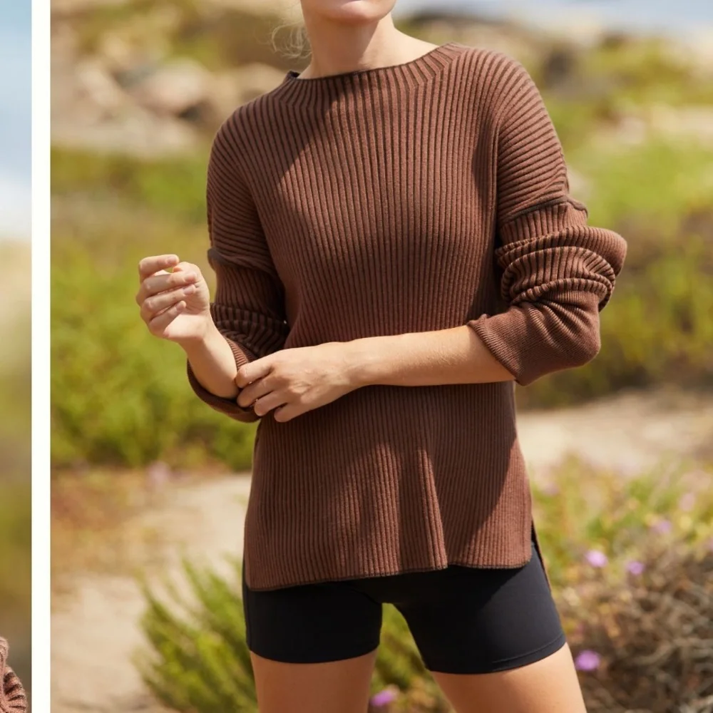 Varley Emile Ribbed Knit Sweater - Picture 2 of 8